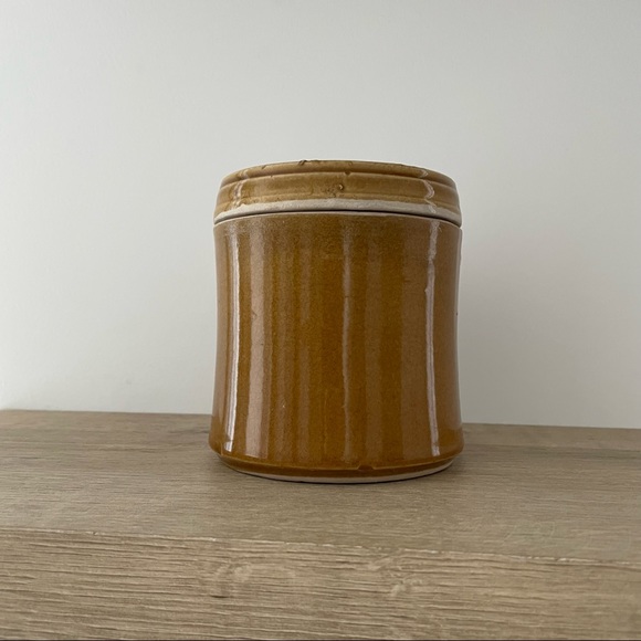 Vintage Glazed Ceramic Tea Canister Panda Bear & Bamboo Design Sheila Fournier - Picture 4 of 10